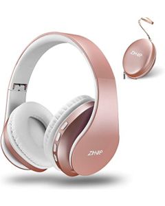 Bluetooth Headphones Over-Ear, Zihnic Foldable Wireless