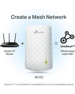 TP-Link AC750 WiFi Extender (RE220)