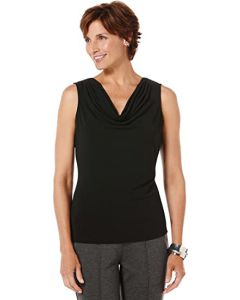 Rafaella Women's Cowl-Neck Tank Top