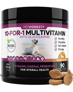 PetHonesty 10 in 1 Dog Multivitamin with Glucosamine