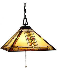 Fine Art Lighting ML1783 292 Glass Cuts Tiffany Pendent