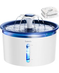 Loomla Cat Water Fountain, 85oz2.5L Pet Water Fountain Indoor