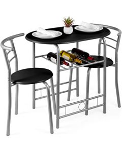 Wooden Round Table & Chair Set for Kitchen