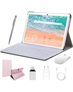 Android Tablet 10 inch, HD Touchscreen 2-in-1