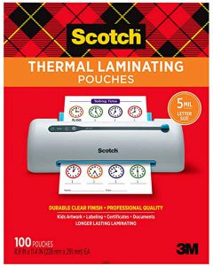 Scotch Thermal Laminating Pouches
