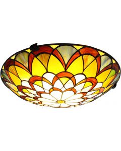 Fine Art Lighting Tiffany Style Semi Flush Lamp