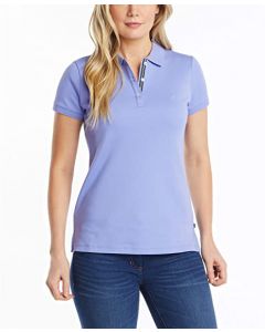 Women's 3-Button Short Sleeve Breathable 100% Cotton Polo Shirt
