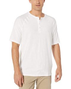 Men's Regular-Fit Short-Sleeve Slub Henley