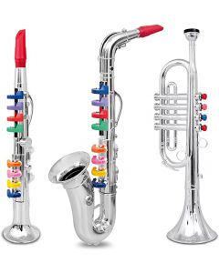 Set of 3 Music 1. Clarinet 2. Saxophone 3. Trumpet, Combo