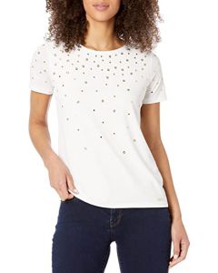 Women's Short Sleeved Top with Heatset