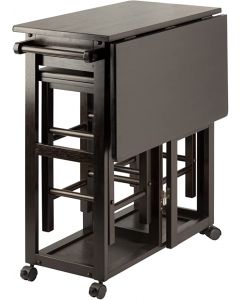 Winsome Suzanne 3-PC Set Space Saver Kitchen, Coffee Finish